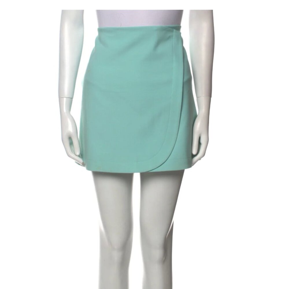 Tibi Skirt - Size 6 -  Light Blue-green